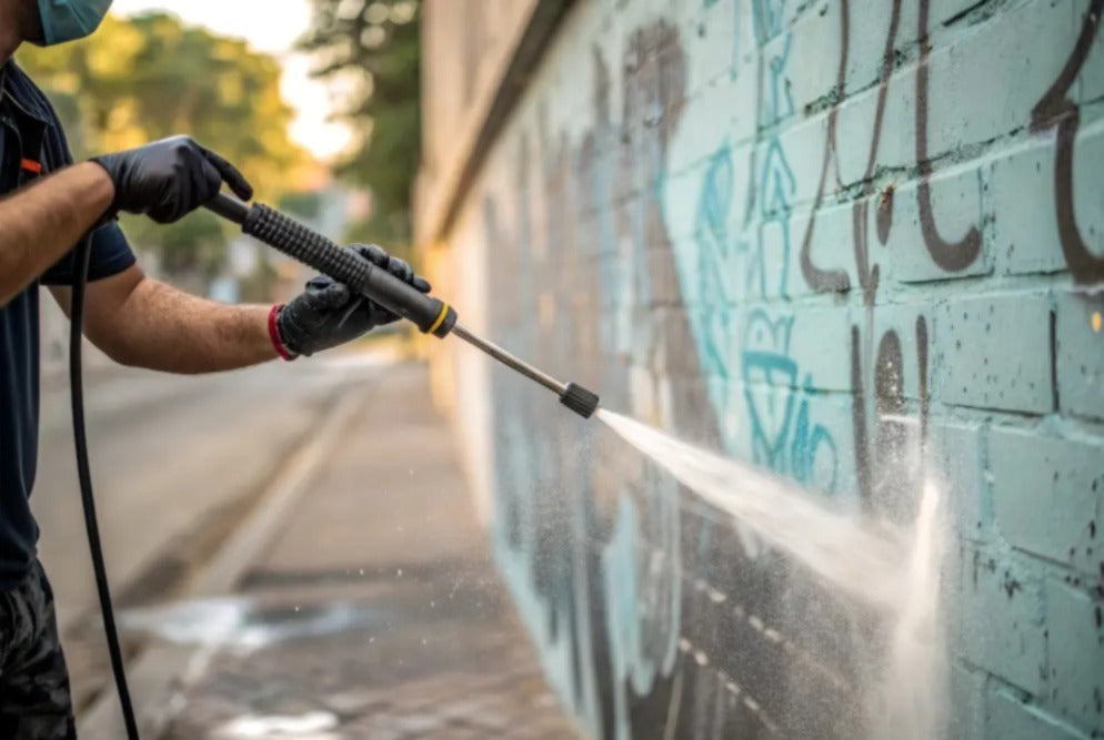 Graffiti Entfernung in München durch professionelle Sonderreinigung