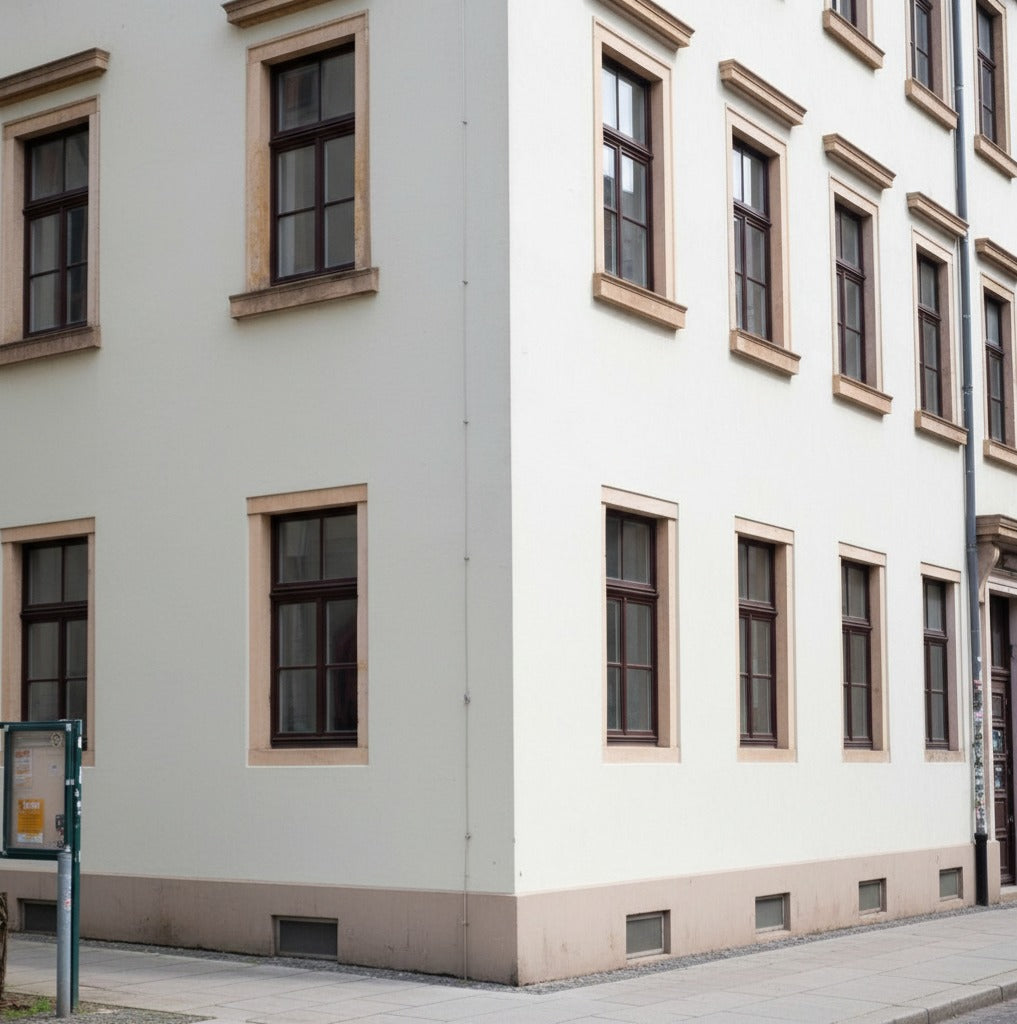 Gebäude nach erfolgreicher Graffitientfernung in München
